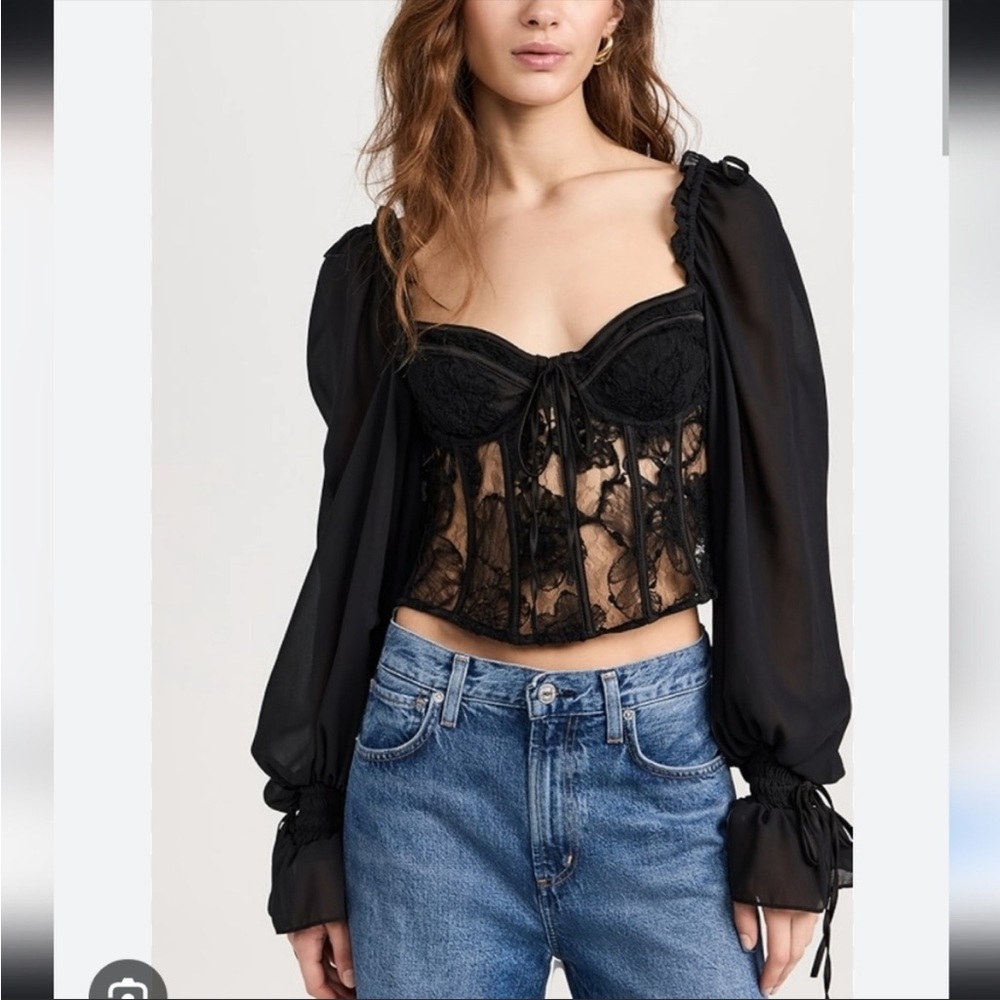 For Love & Lemons Sade top